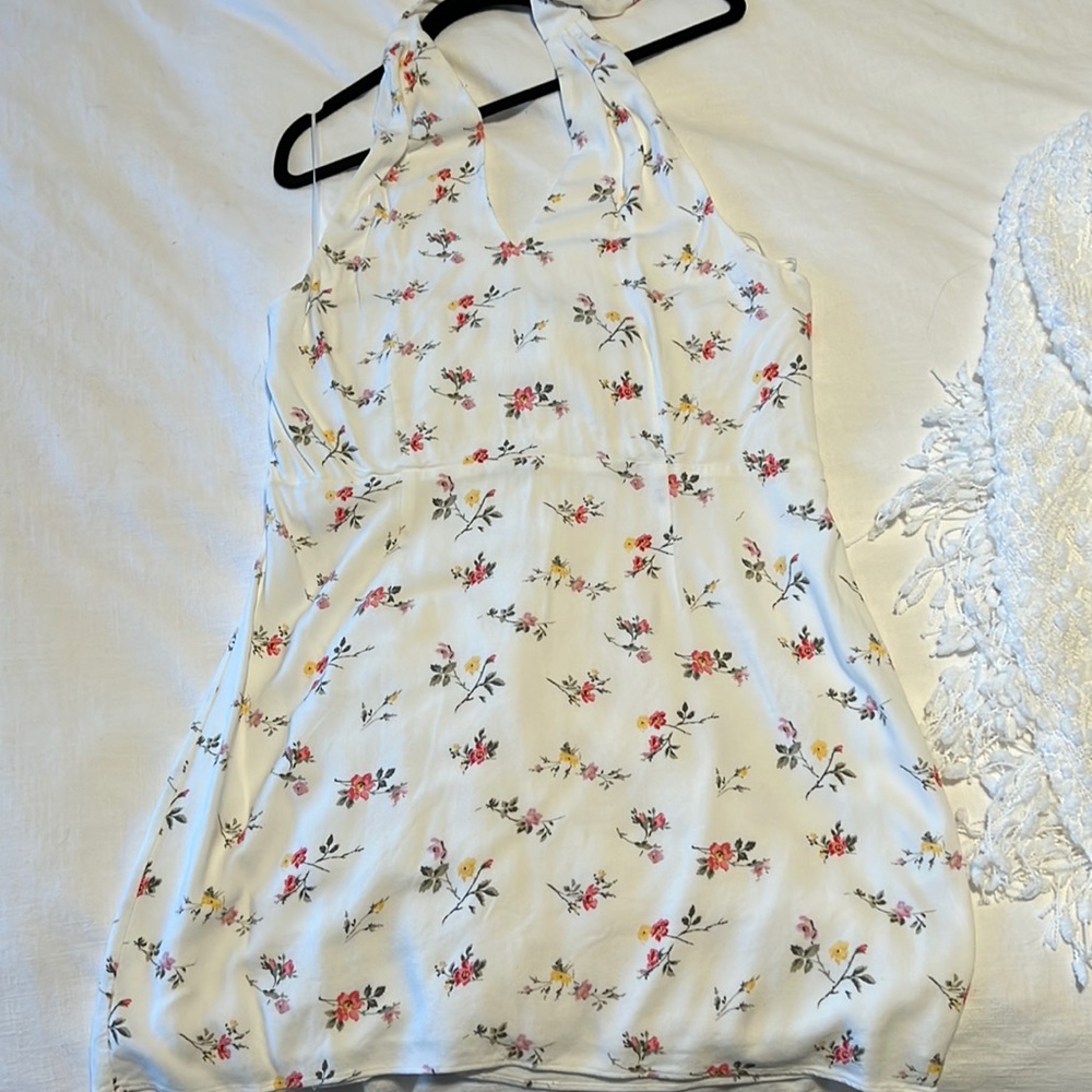 Floral Halter Dress
